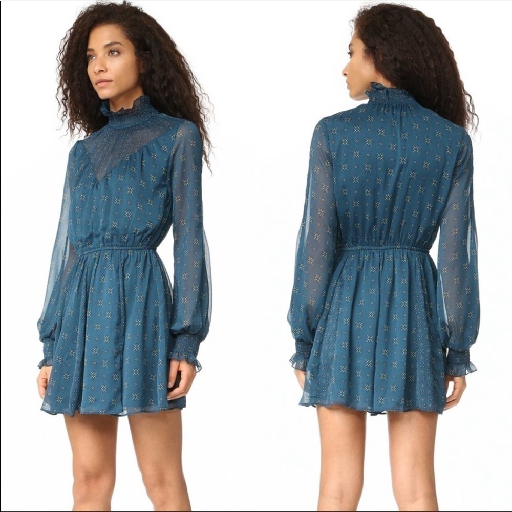 Tularosa Nadia Dress in Deep Tourmaline‎ Size XS